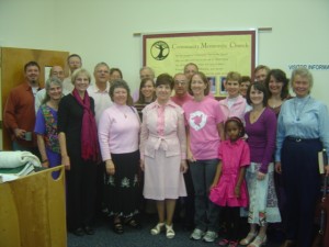 Pink Mennos at Community Mennonite Church 101109