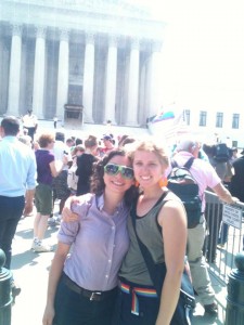 Annabeth in front of the U.S. Supreme Court