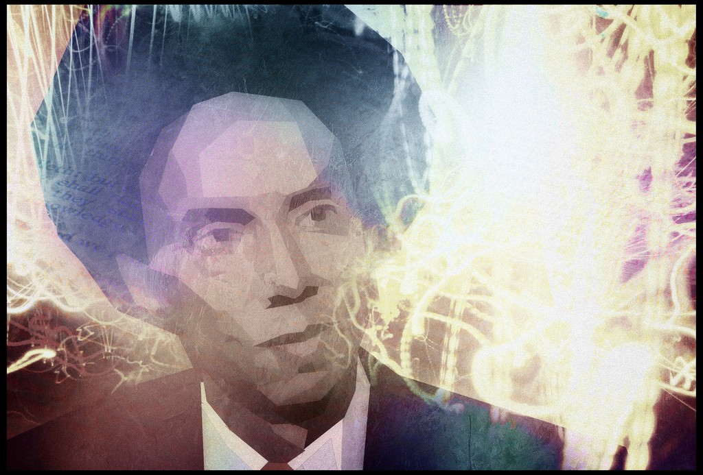 Illustration of Malcolm Gladwell by Surian Soosay